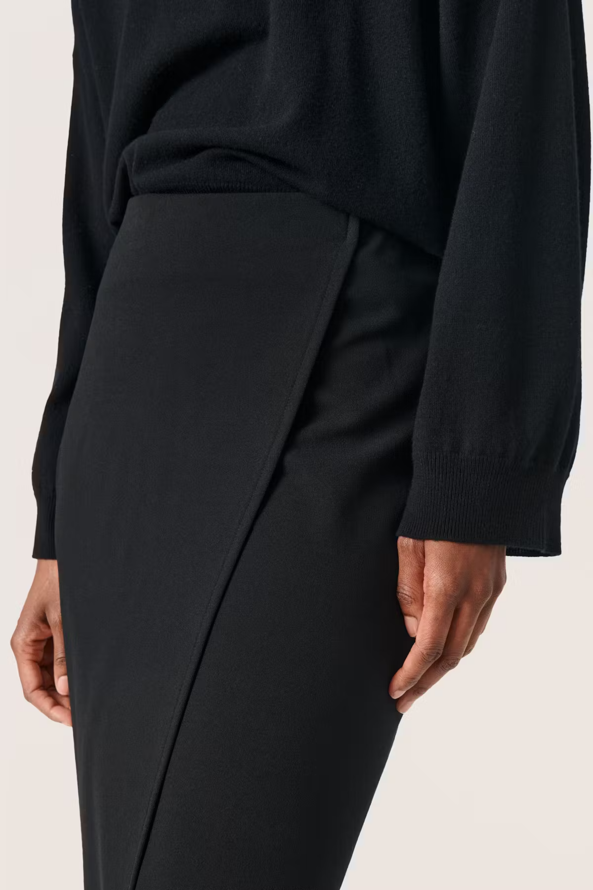 
                  
                    SLBEA Black Jersey Skirt
                  
                