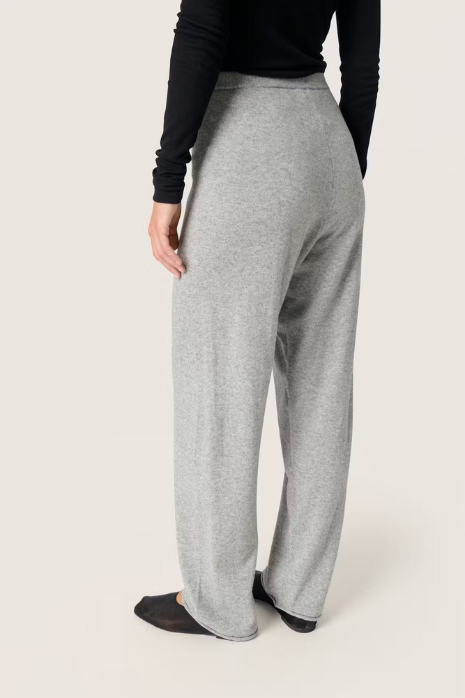 
                  
                    SLSANJA Porpoise Melange Knitted Trousers
                  
                