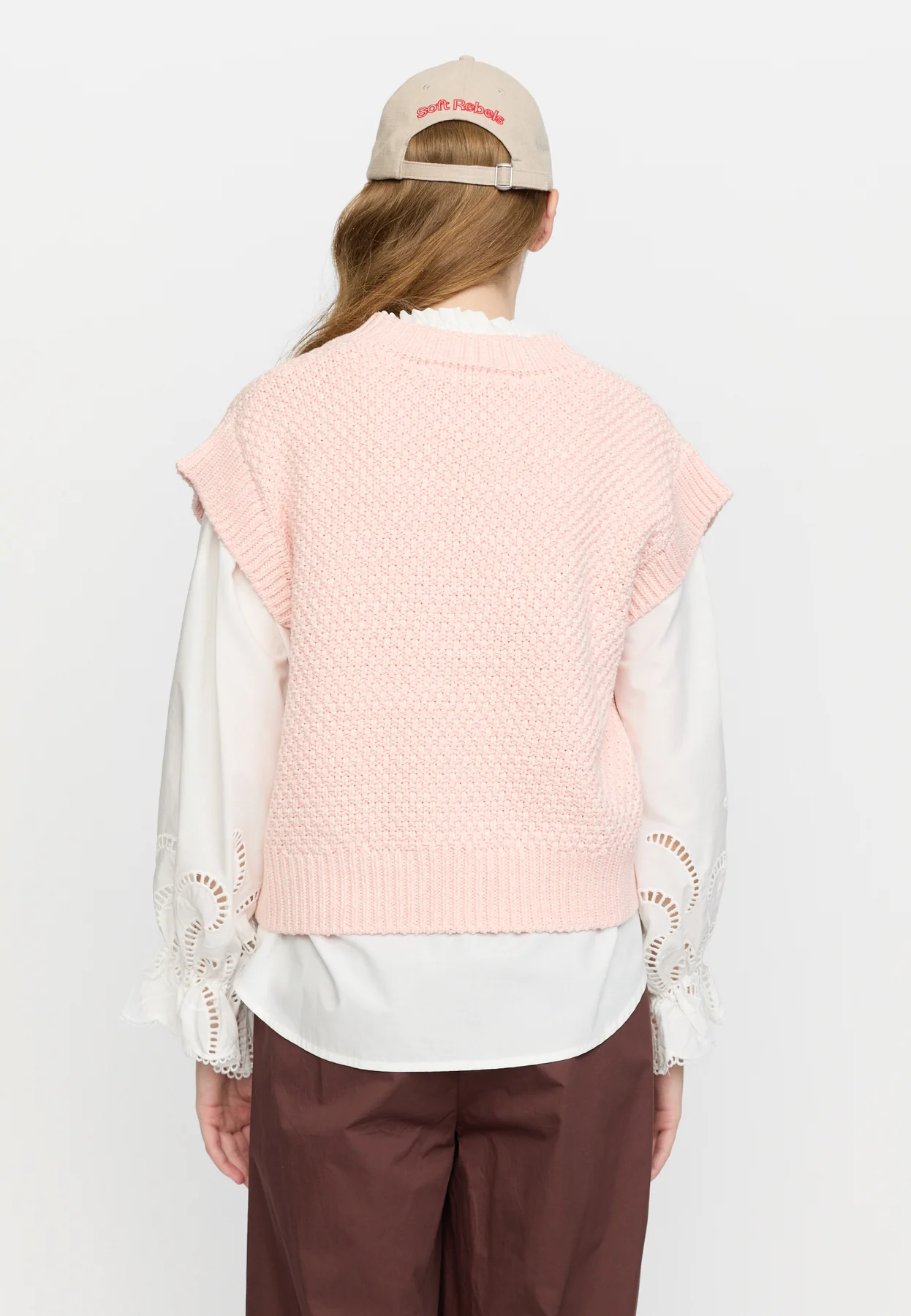 
                  
                    SRMANON Hushed Violet Knit Vest
                  
                