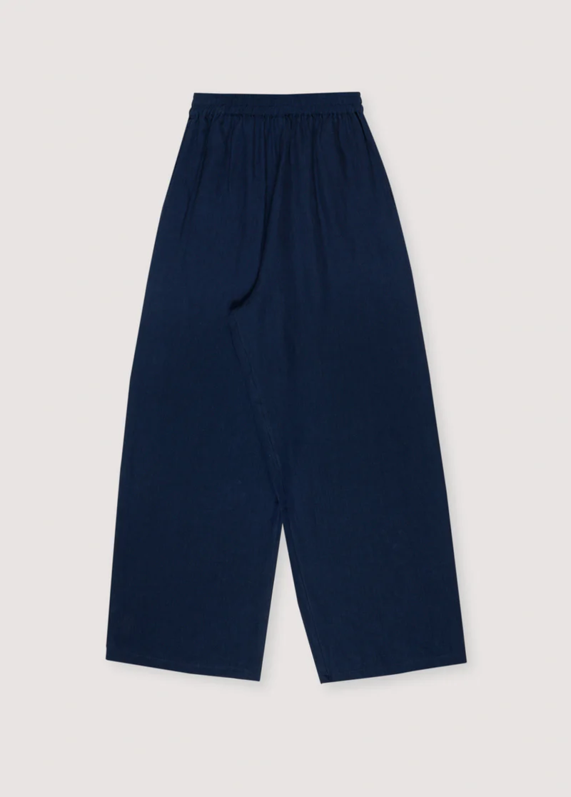 
                  
                    HERA Navy Linen Trousers
                  
                