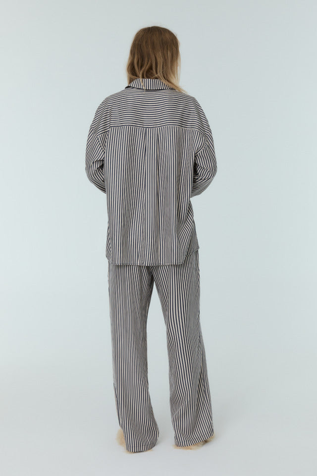 
                  
                    WEST Midnight Navy Stripes Trousers
                  
                