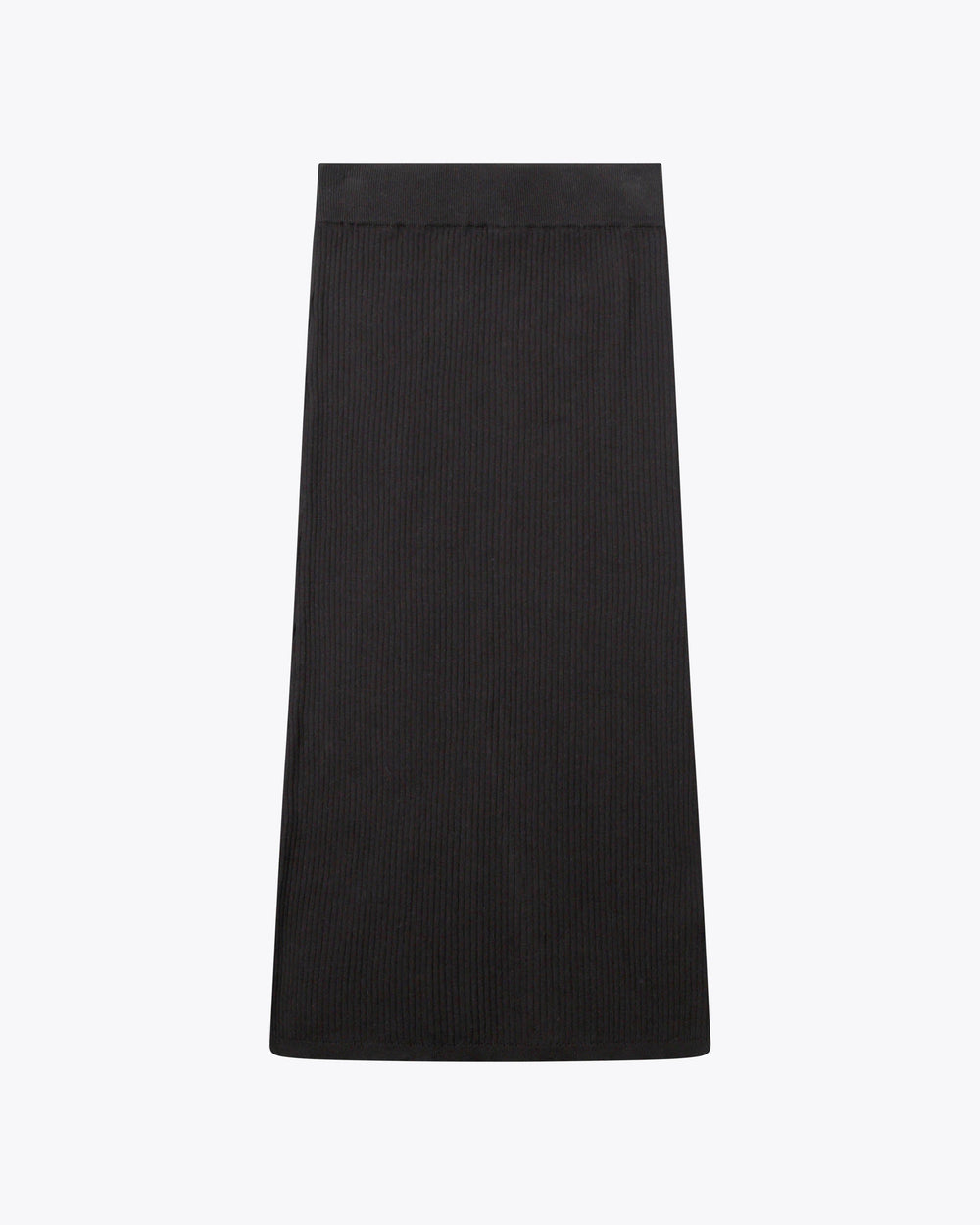 ISLA Black Cotton Knit Skirt