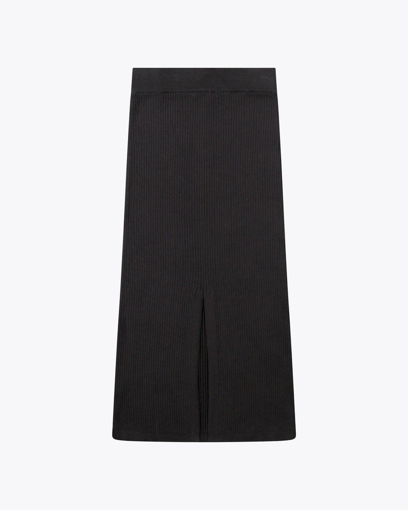 
                  
                    ISLA Black Cotton Knit Skirt
                  
                