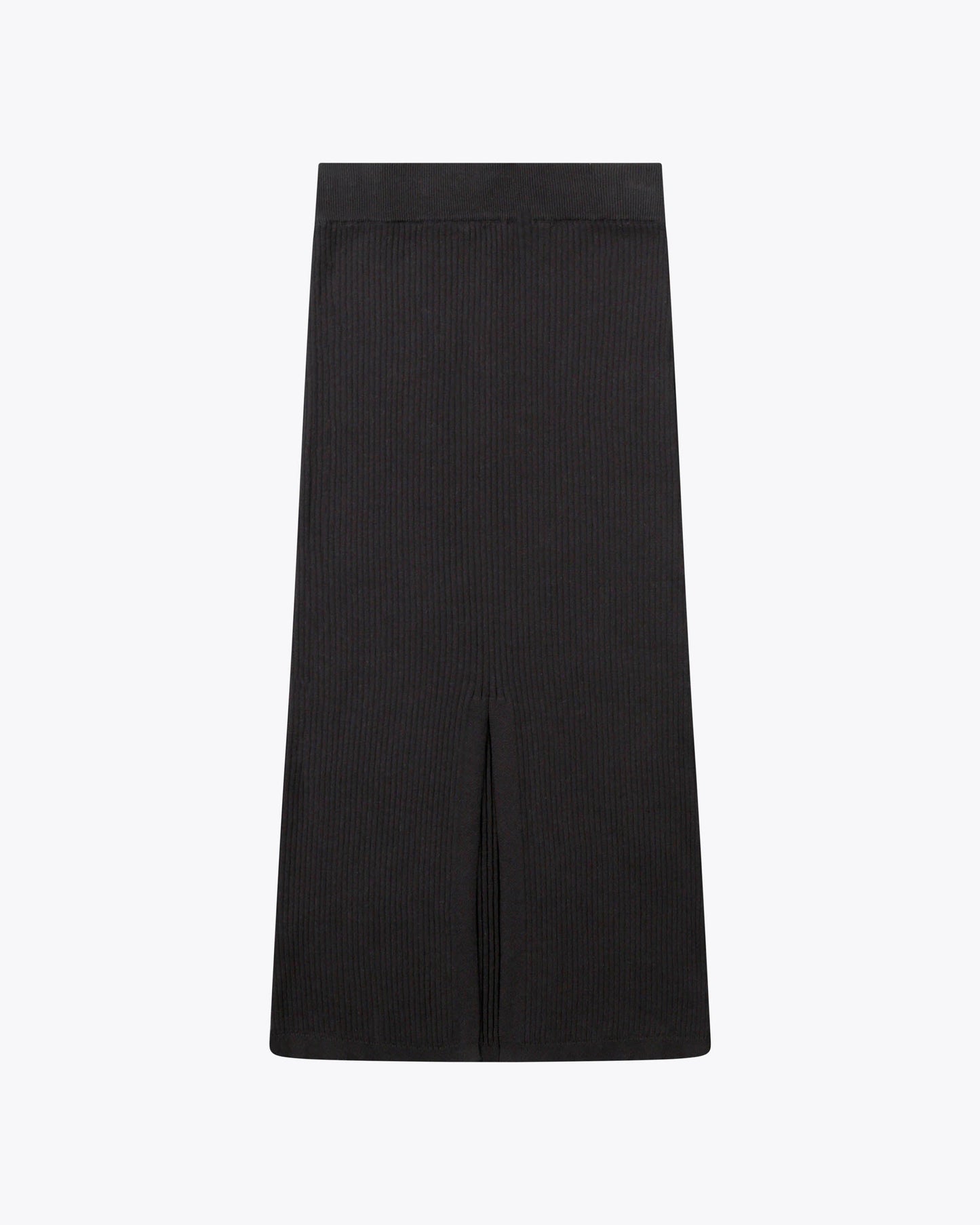 
                  
                    ISLA Black Cotton Knit Skirt
                  
                